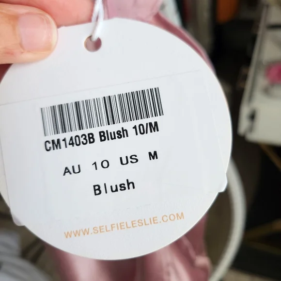 Shaken Not Stirred Cut-Out Waist Long Sleeve Pleat Mini Dress Blush - Picture 11 of 12